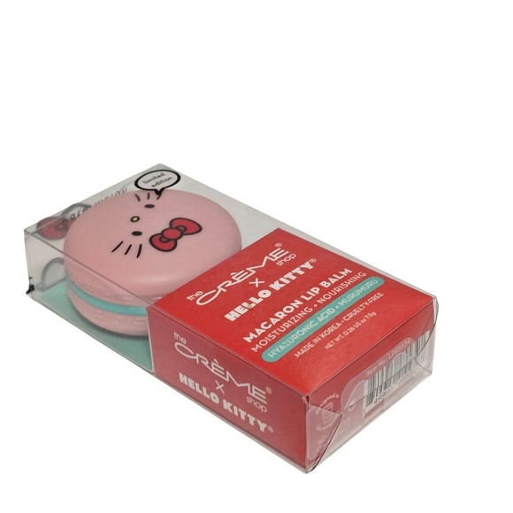 The Creme Shop Hello Kitty Watermelon Macaron Lip Balm Moisturizing Limited - Picture 12 of 13